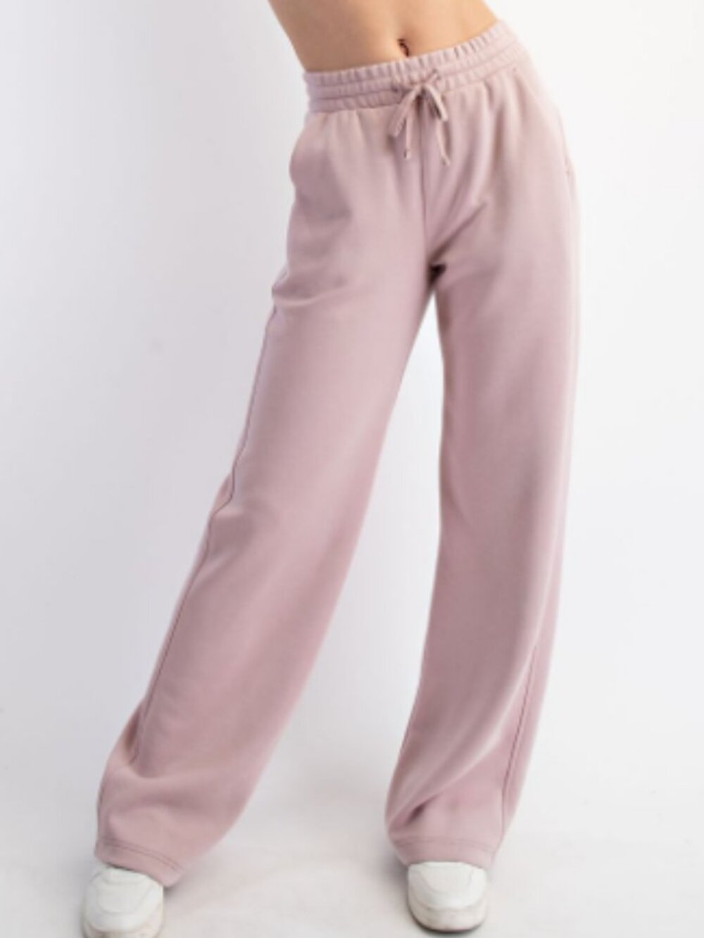 Modal Scuba Straight Pant-Mauve